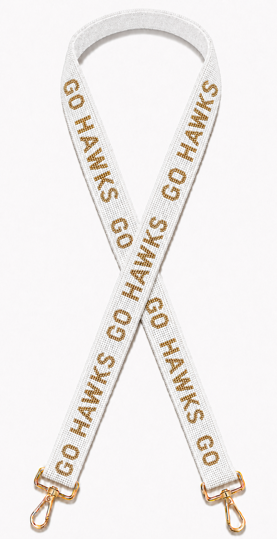 Go Hawks Beaded Purse Strap