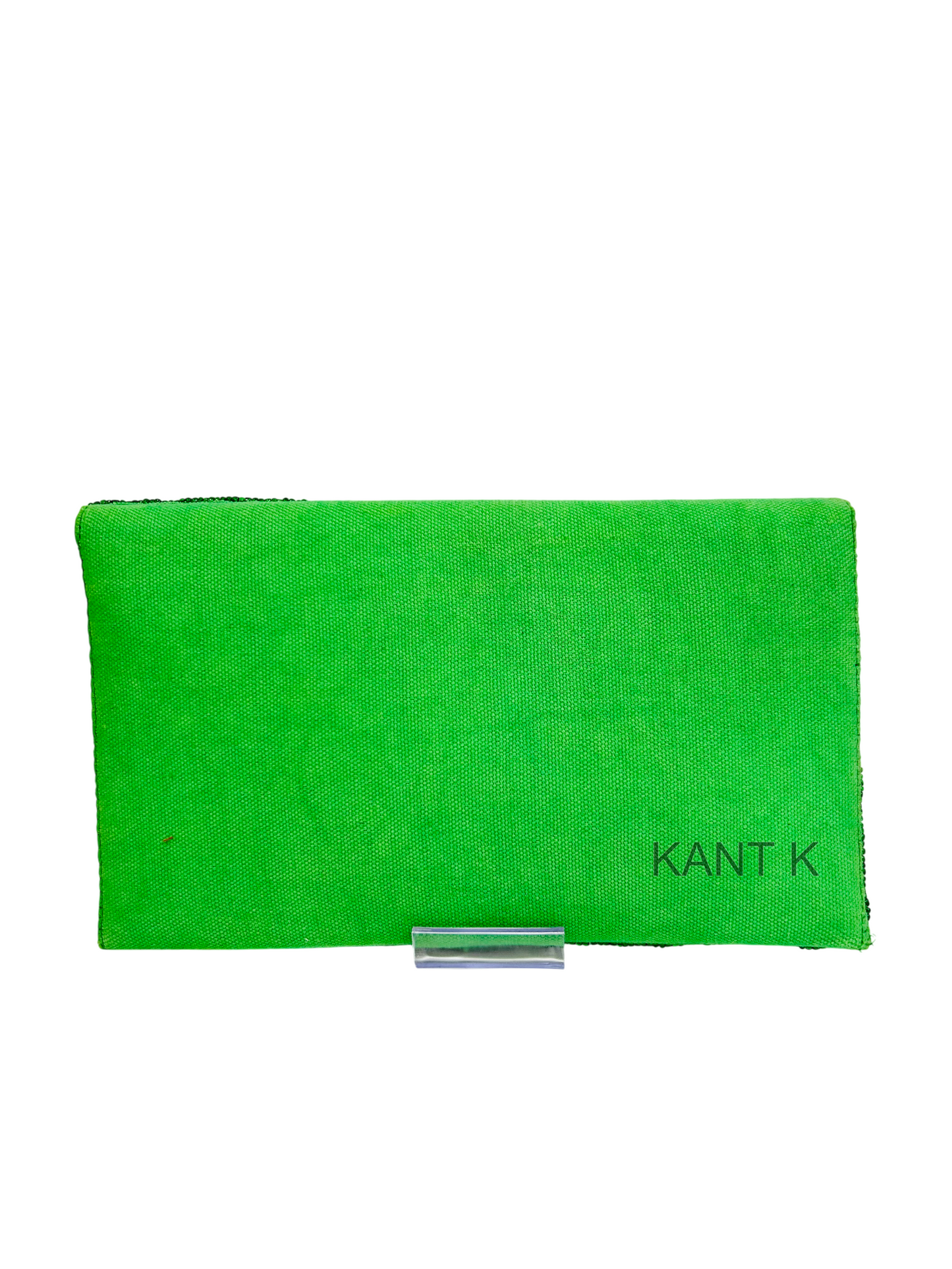 Festive Red & Green Sequin Clutch Holiday Zig-Zag Evening Bag