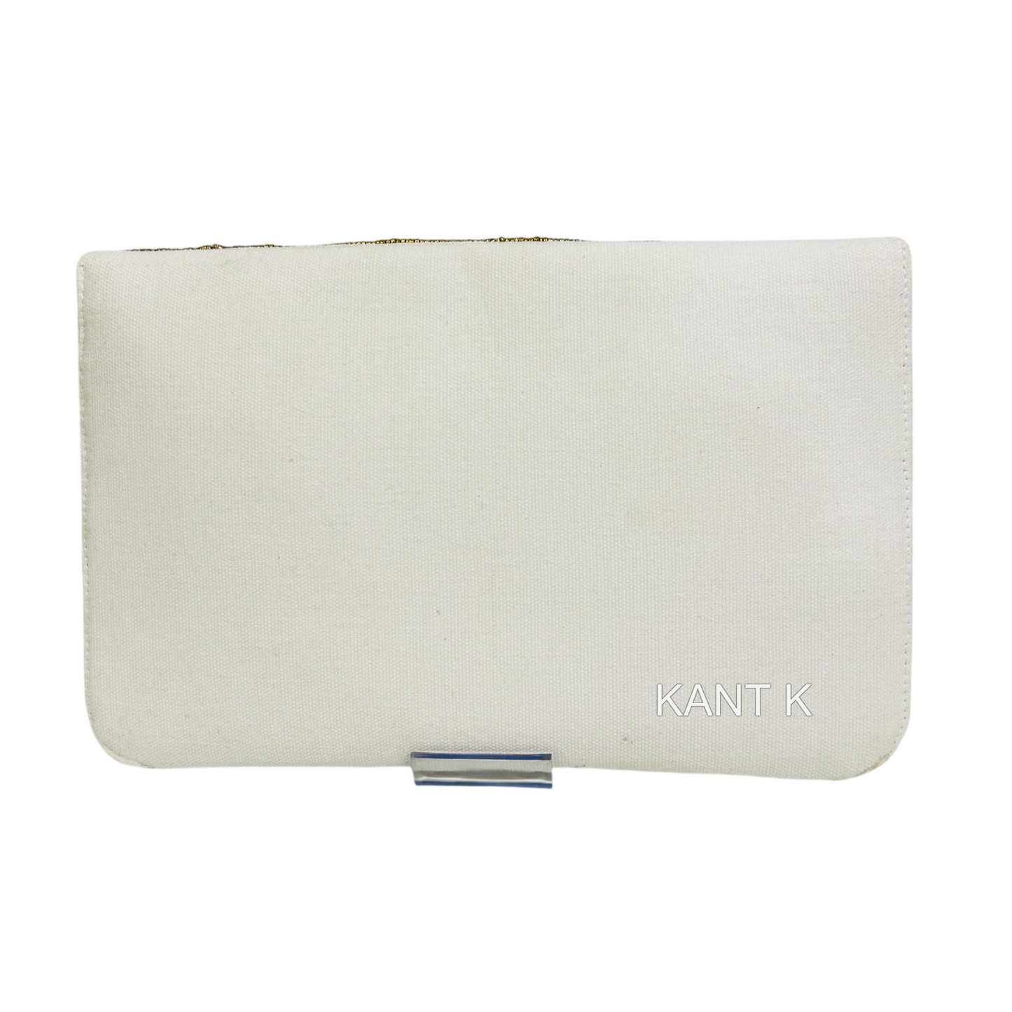 Handcrafted Oyster & Pearl Beaded Clutch Bag