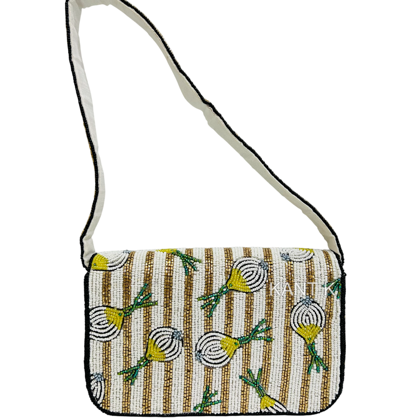 Handmade Beaded Onion-Shaped Handbag for Women