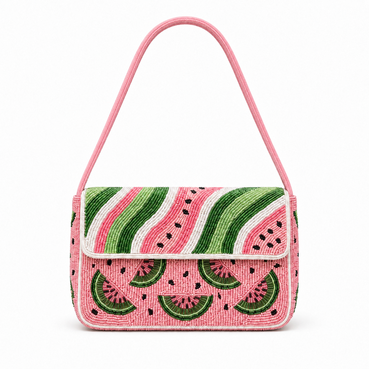 Handmade Watermelon Beaded Shoulder Bag