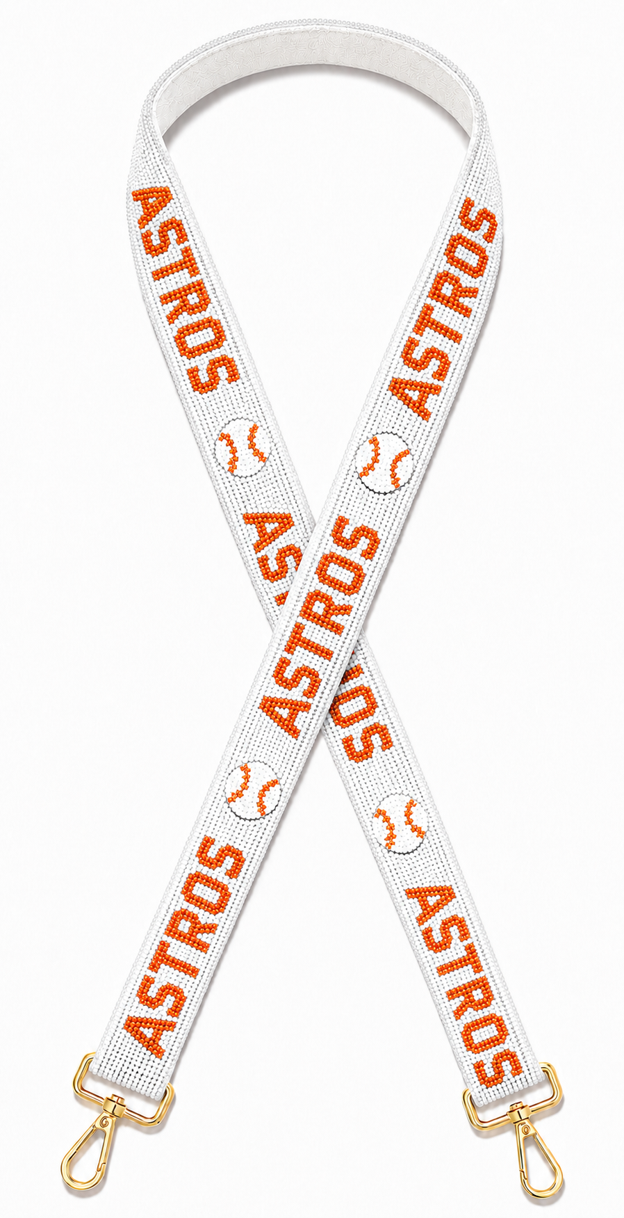 Game Day Beaded Purse Strap Baseball Fan Bag Accessory