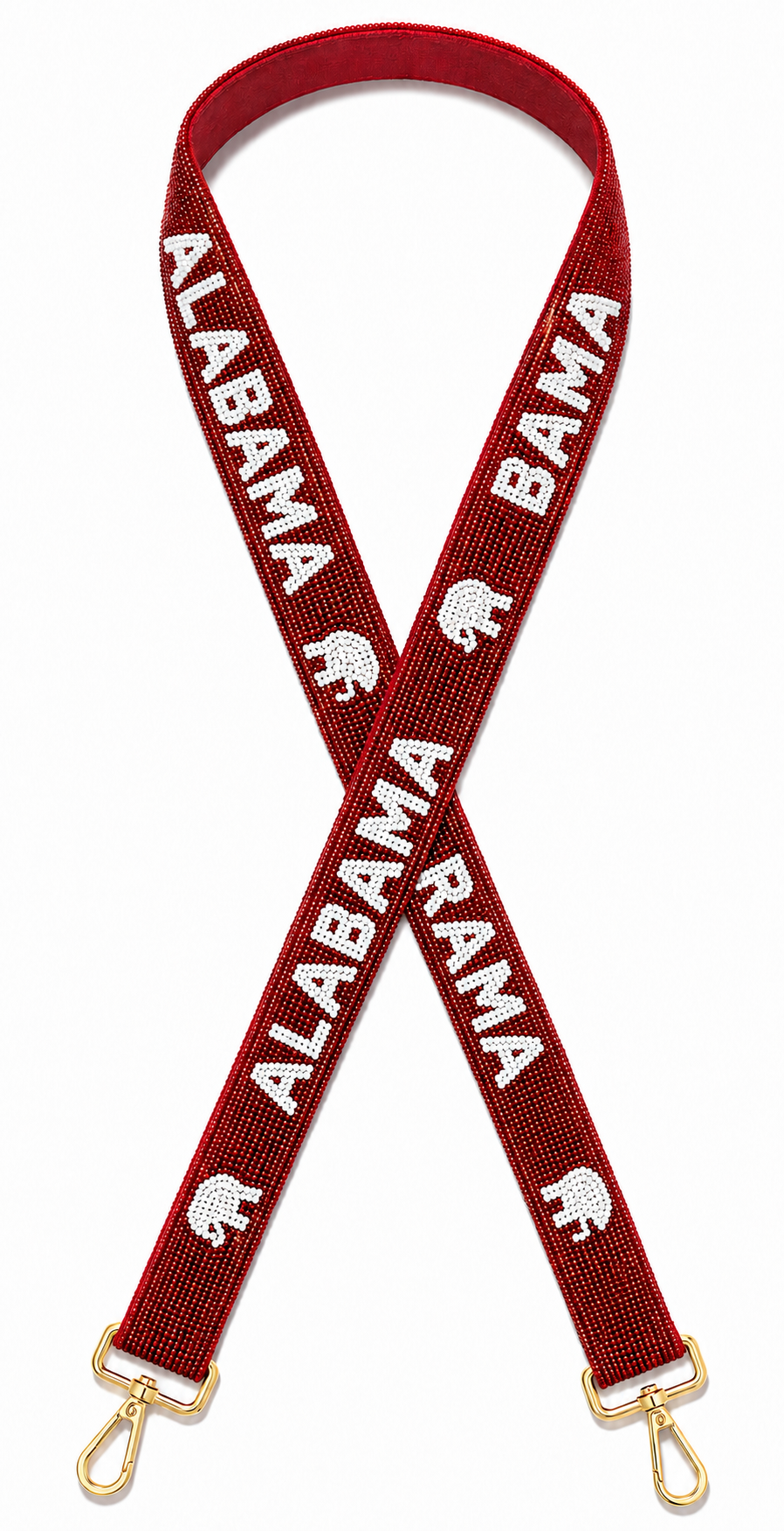ALABAMA Gameday Beaded Strap Crimson Team Spirit