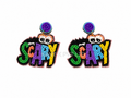 Spooky Charm Beaded Halloween Drop Earrings