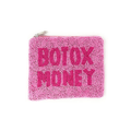 Botox Money Beaded Coin Purse