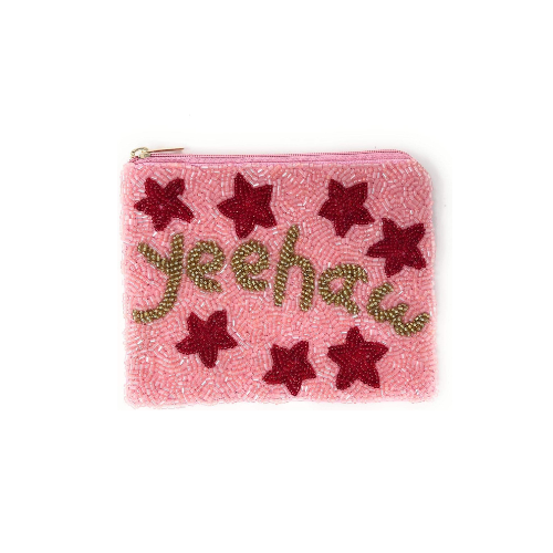 Handmade Western Yeehaw Beaded Coin Purse