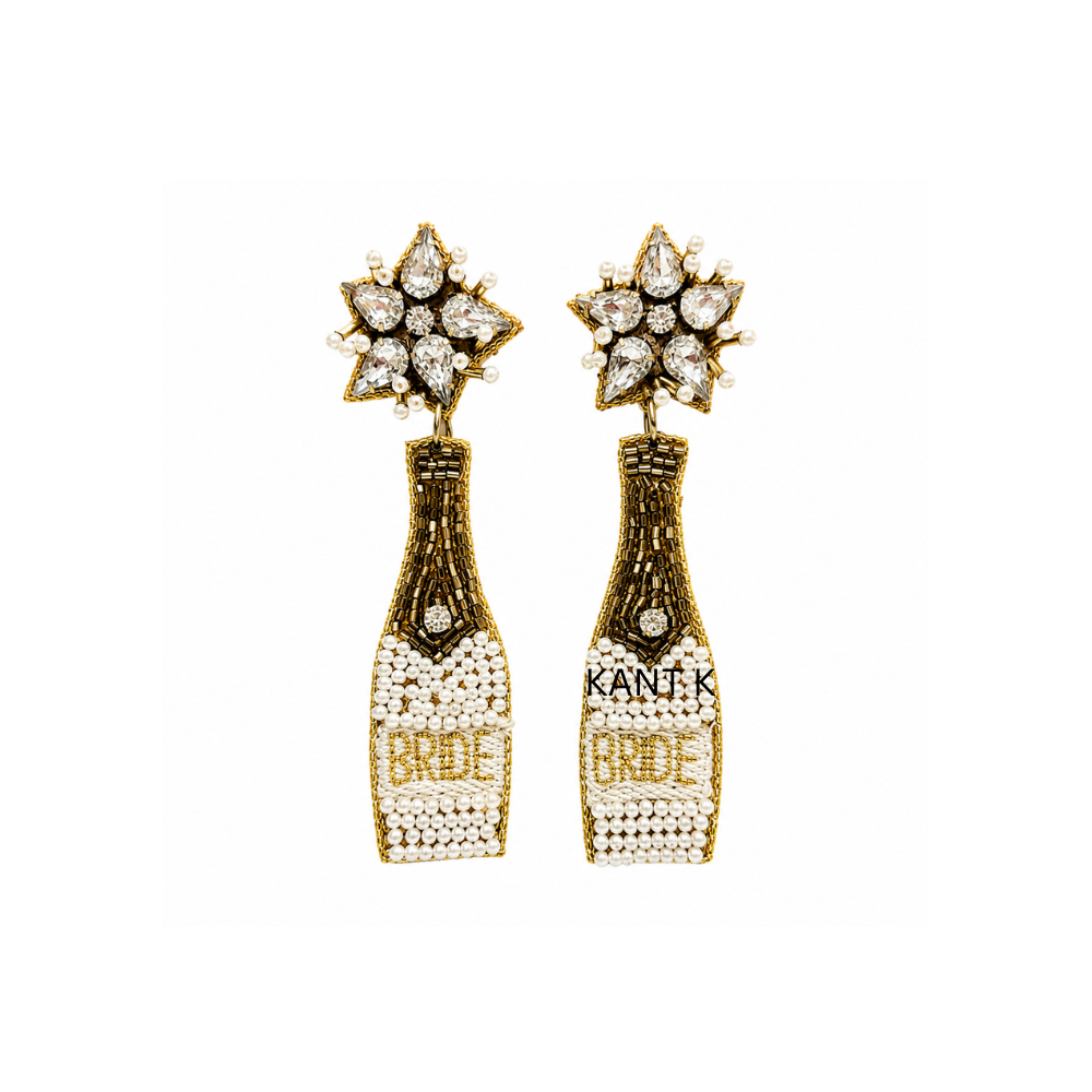 Bachelorette Beaded Earrings for Bridesmaids