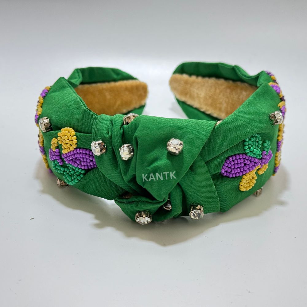 Mardi Gras Beaded Headband Vibrant & Festive Accessories for Every Celebration