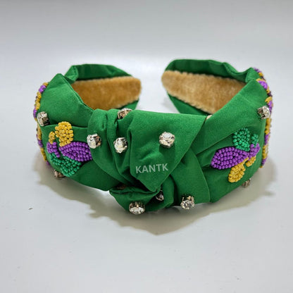 Mardi Gras Beaded Headband Vibrant & Festive Accessories for Every Celebration