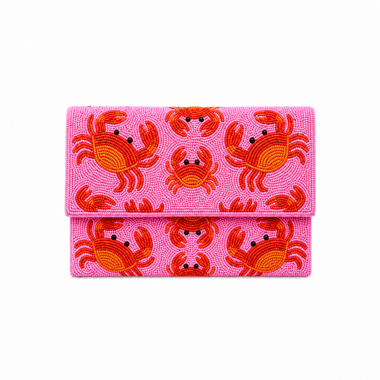 Lobster Beaded Clutch Bag Handcrafted Beaded Evening Purse