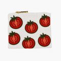 Handmade Tomato Beaded Coin Purse Cute Fruit-Inspired Bead Bag