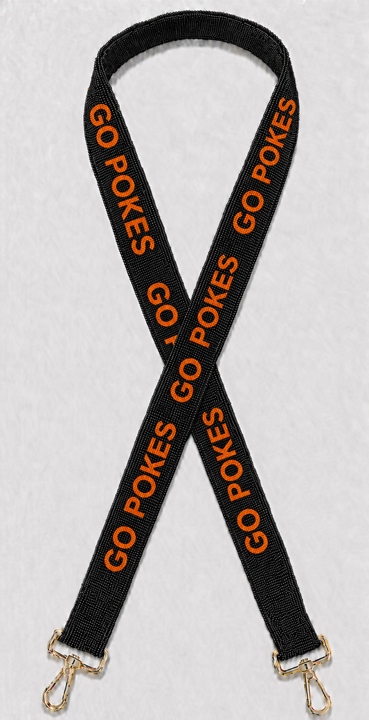 GO POKES Beaded Bag Strap