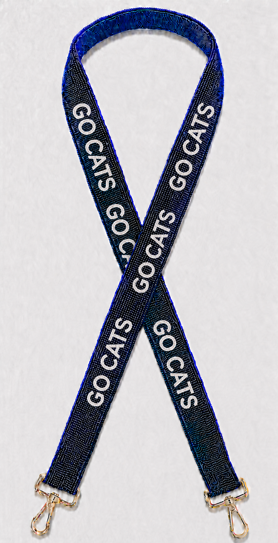 GO CATS Gameday Beaded Purse Strap Football Fan Bag Accessory