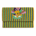 Mardi Gras Beaded Clutch Handcrafted Festival Evening Bag Mardi gras purse