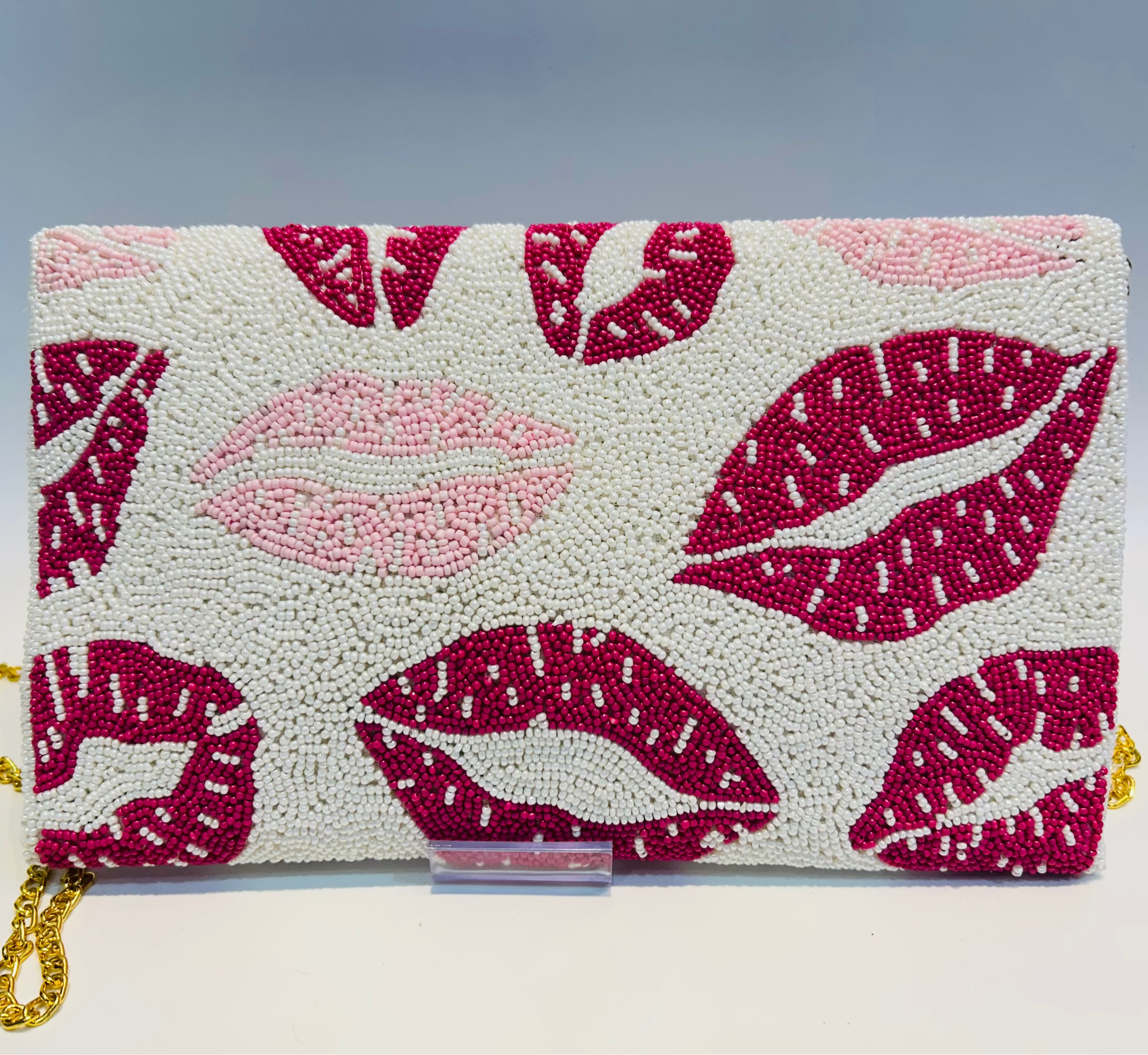 Hand-crafted Valentine's Day Special Beaded Purse