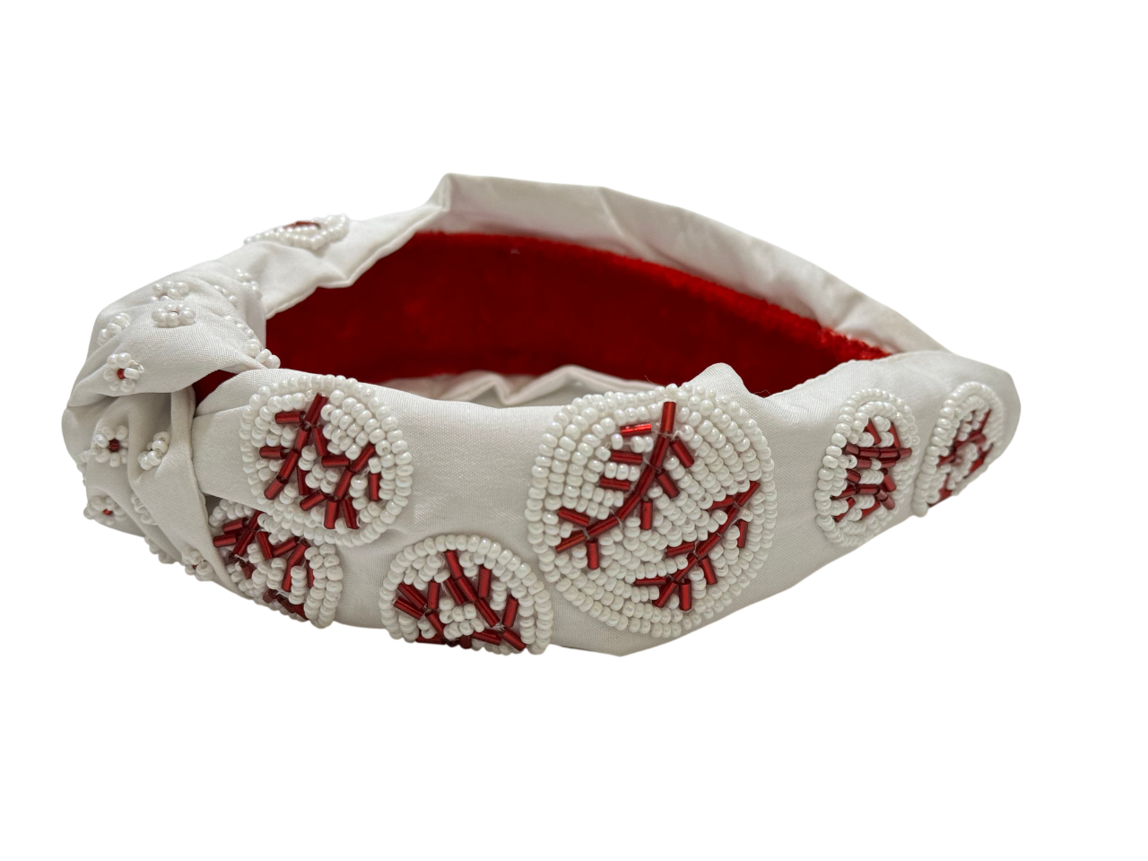 Handcrafted Baseball Beaded Headband Baseball Design for Fans & Players