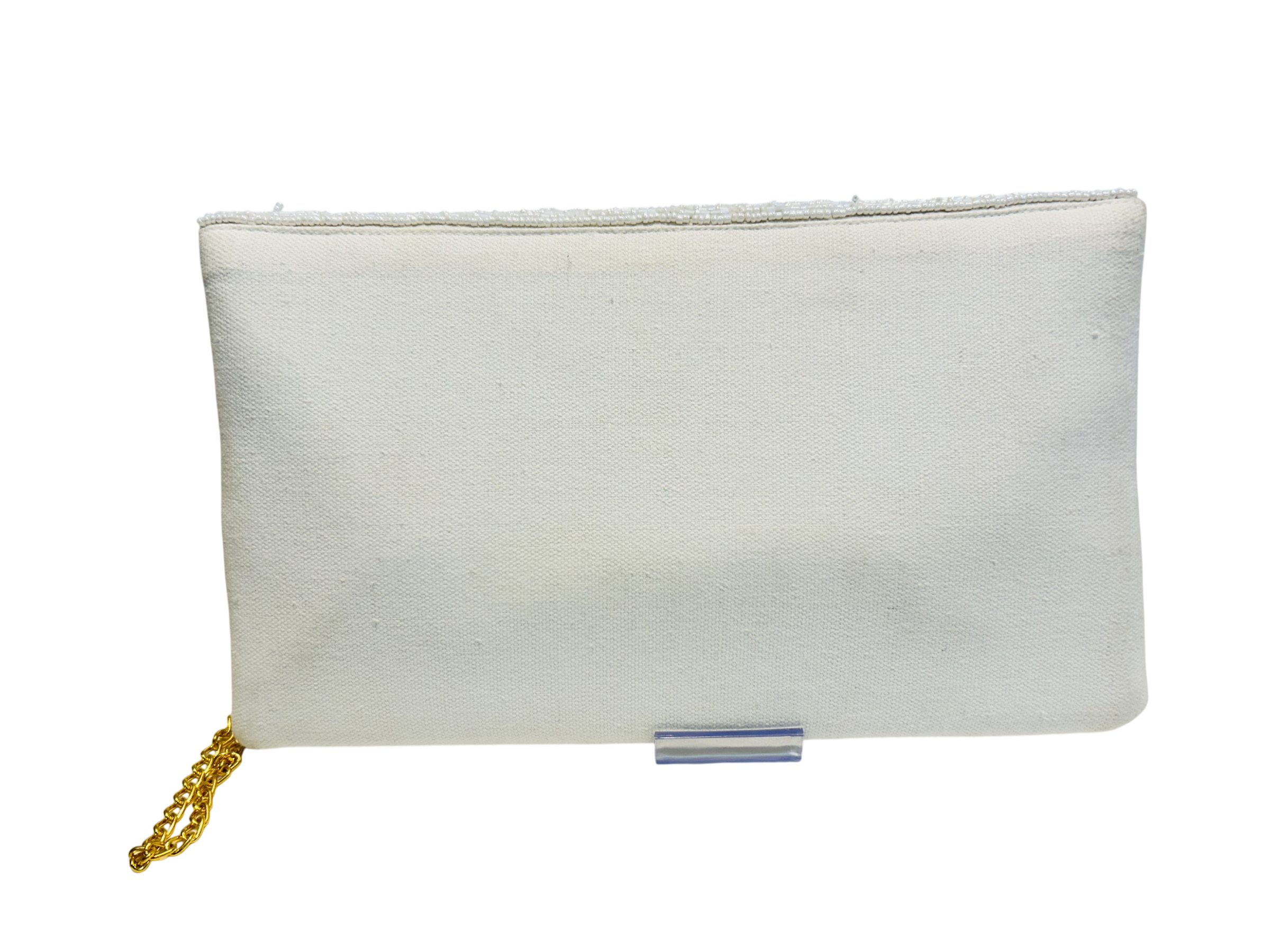 Hand-Beaded Lemon Clutch Fresh Summer Party Bag