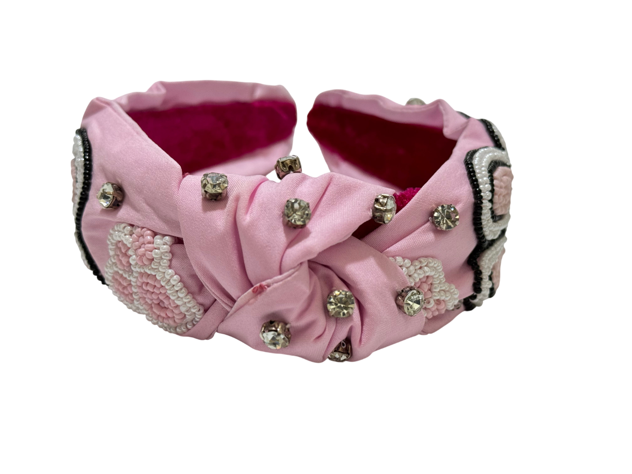 Easter Bunny Ear Beaded Headband Perfect for Easter Celebrations