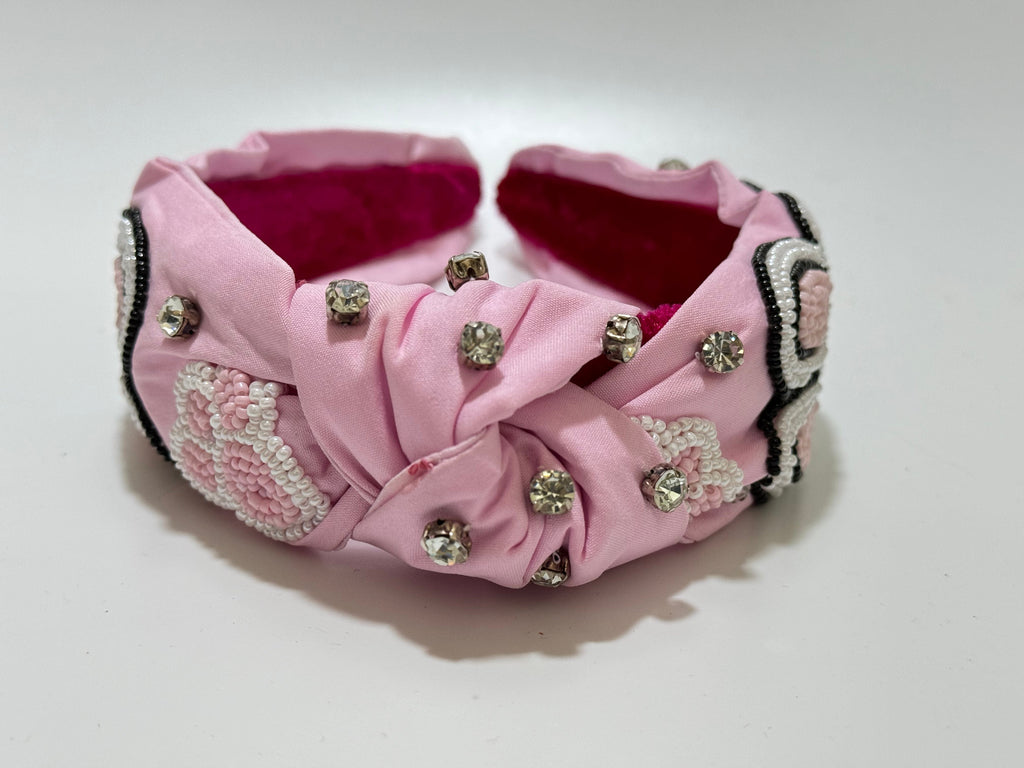 Easter Bunny Ear Beaded Headband Perfect for Easter Celebrations