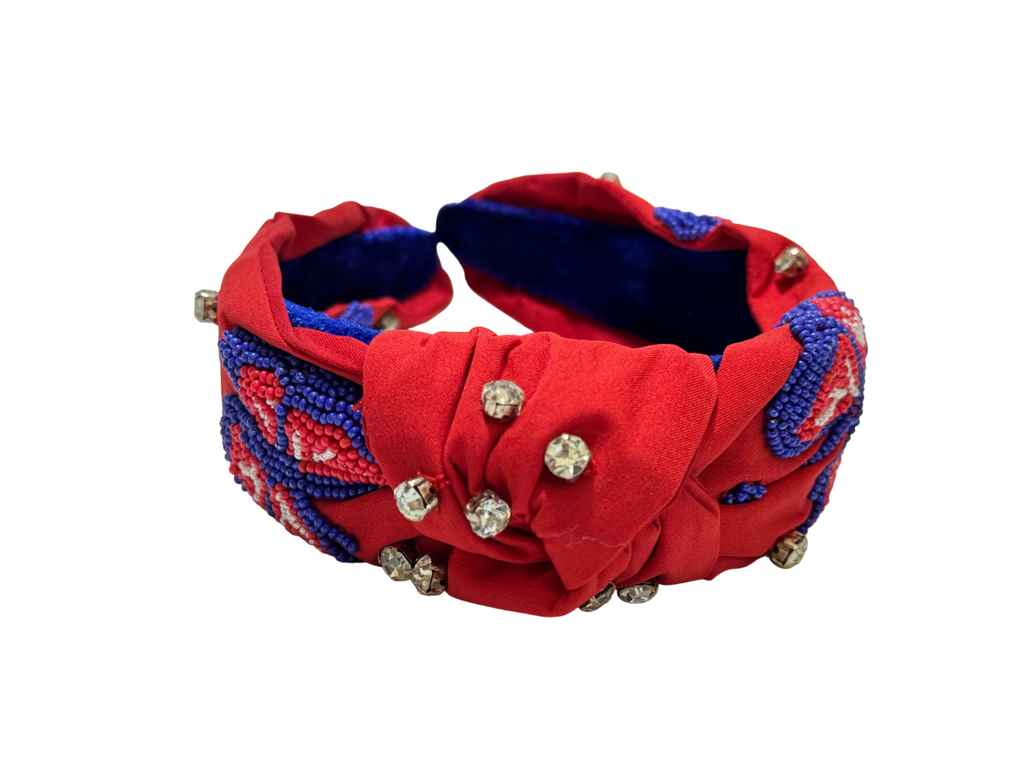 Handcrafted Colorful Butterfly Beaded Headband Perfect for Spring & Summer