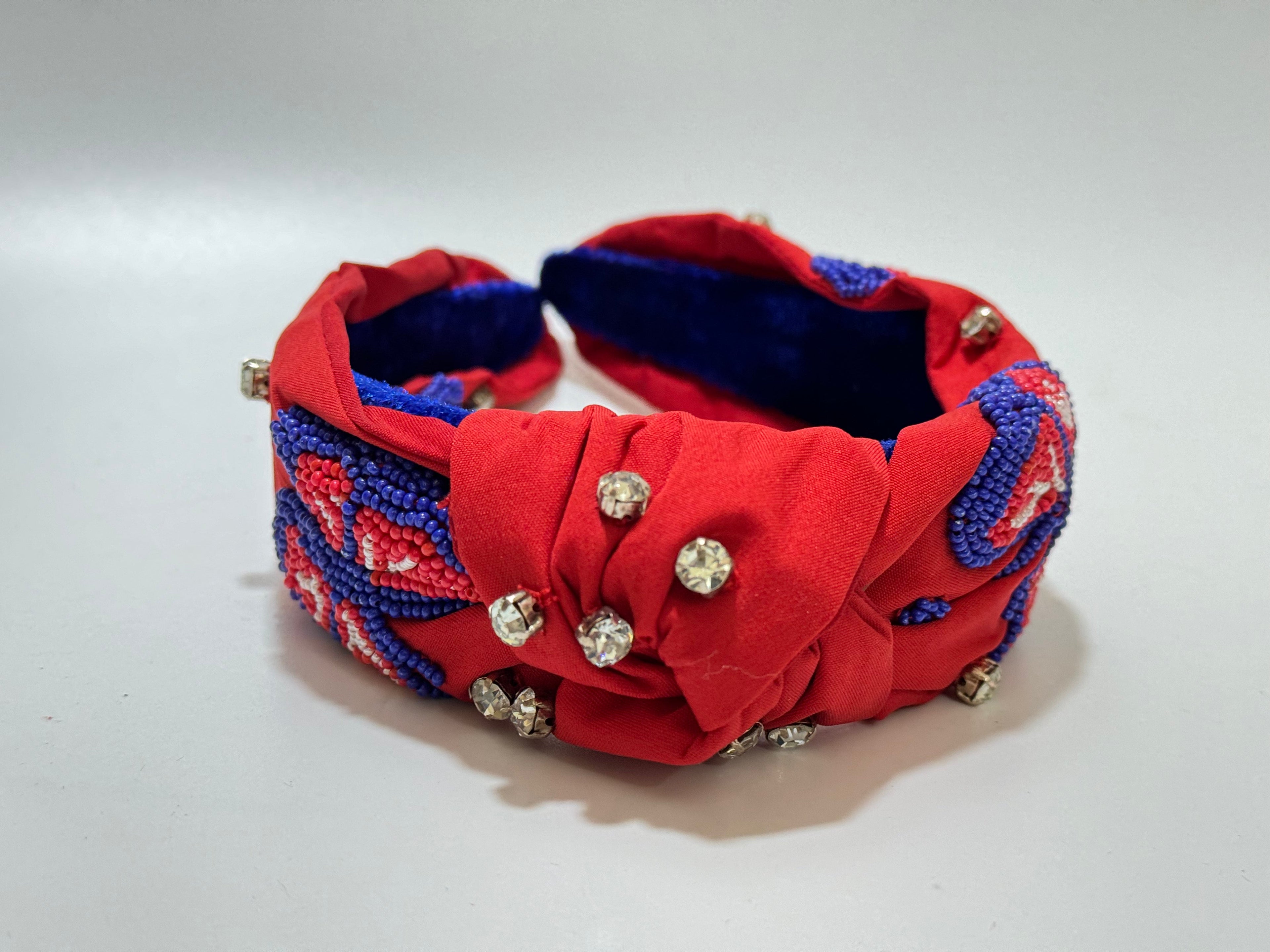 Handcrafted Colorful Butterfly Beaded Headband Perfect for Spring & Summer