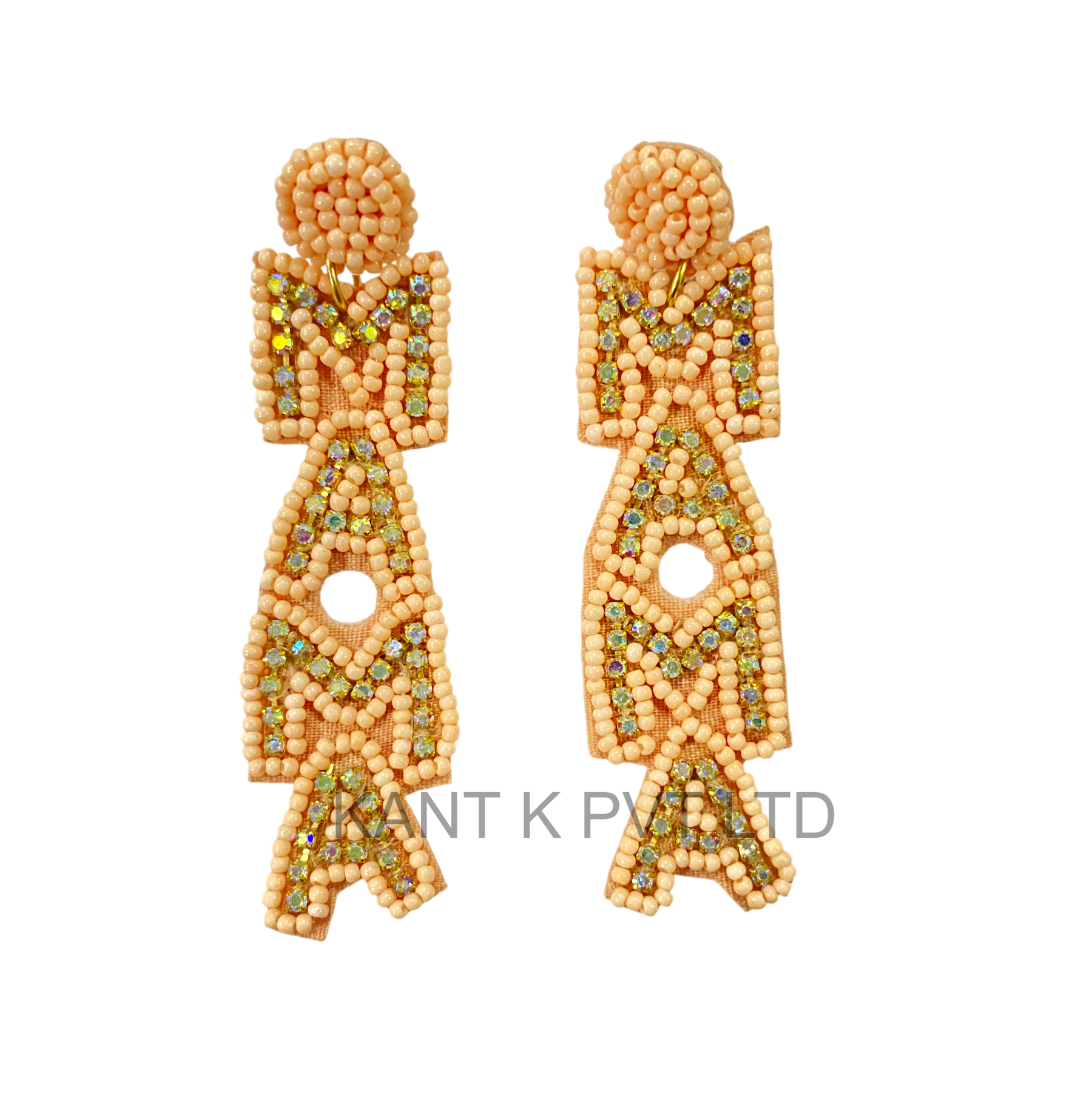 Handmade Beaded Earrings for Mom Unique Mother’s Day Gift