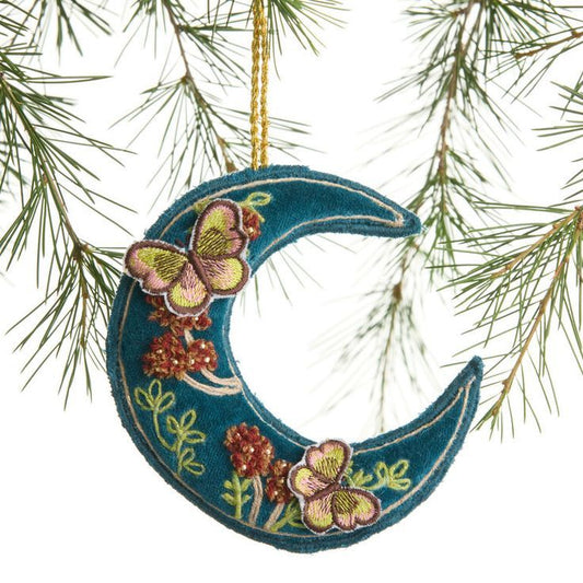 Half Moon Beaded Ornament