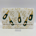 Beaded Champagne Bottle & Bubble Clutch with Chain Strap