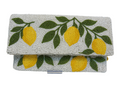 Handcrafted Beaded Lemon Clutch Fresh Summer Party Bag