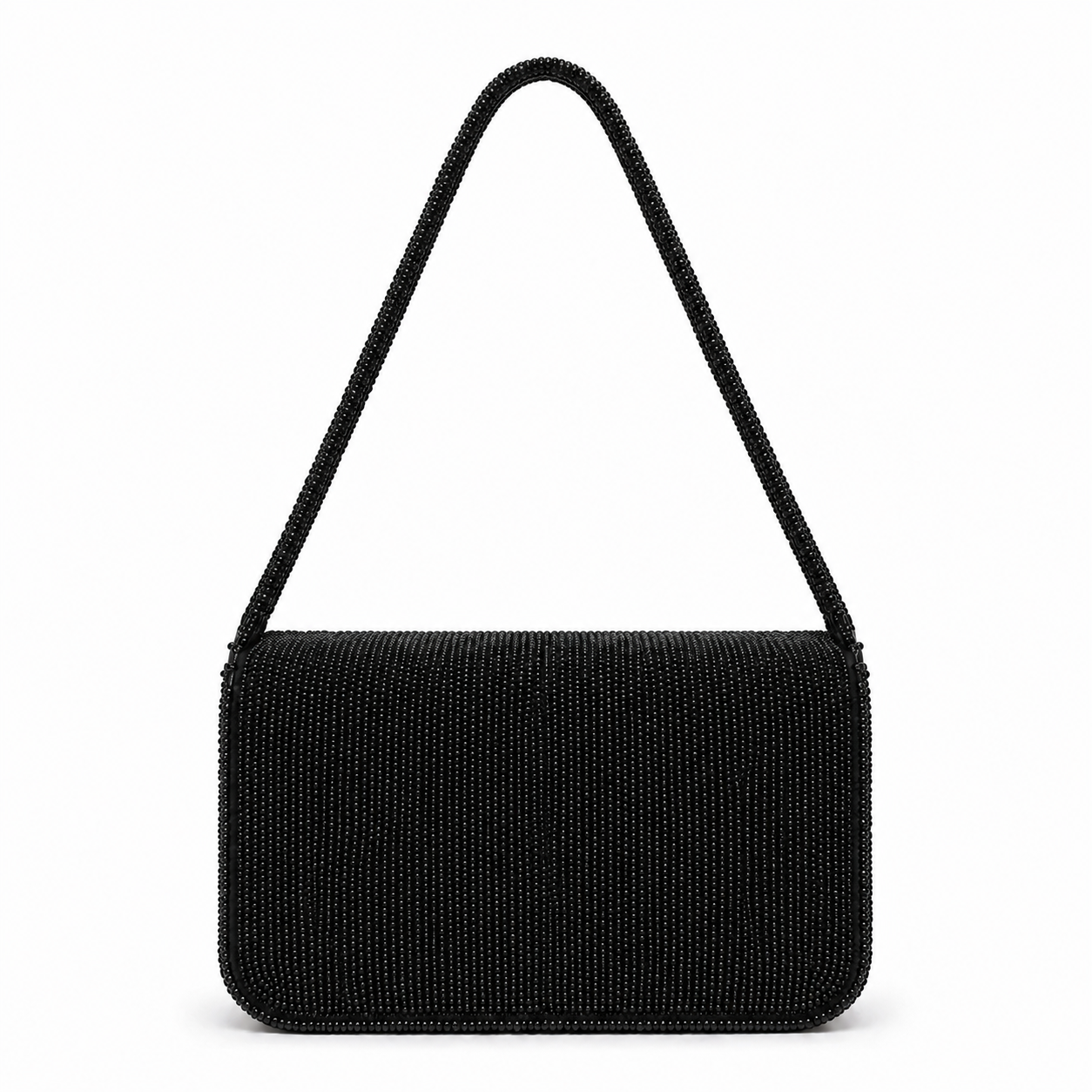 Handcrafted Floral Beaded Shoulder Bag for Women