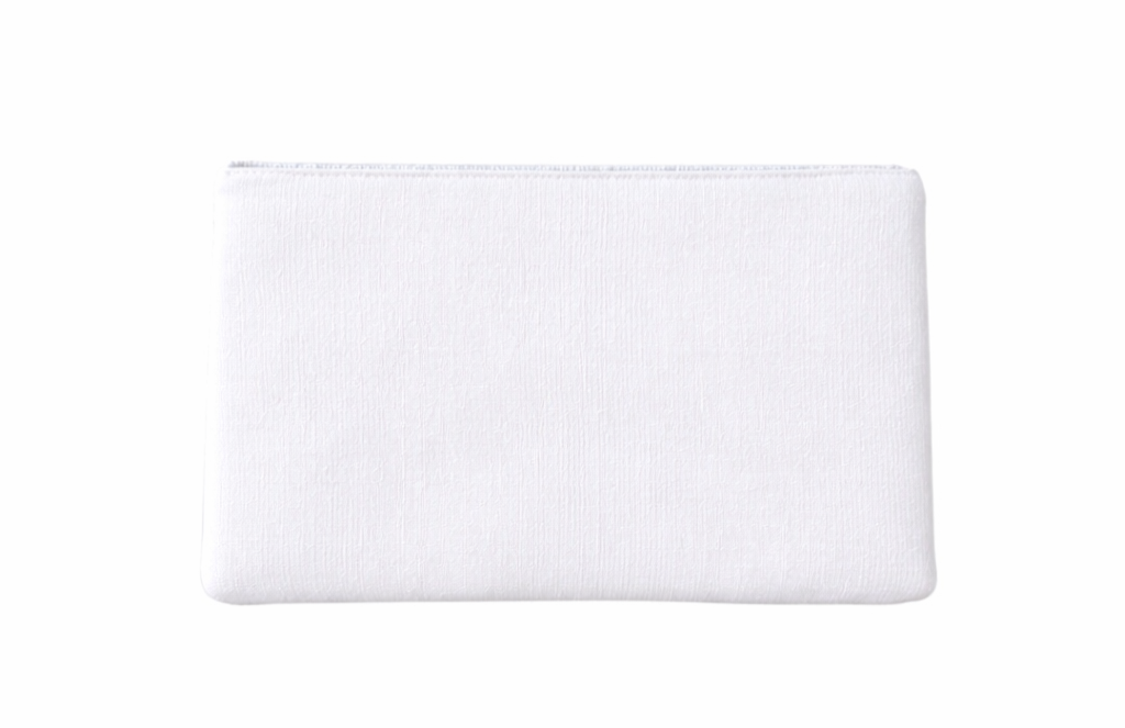 Let's Go Geaux Girls White Beaded Clutch Purse Handmade Statement Evening Bag