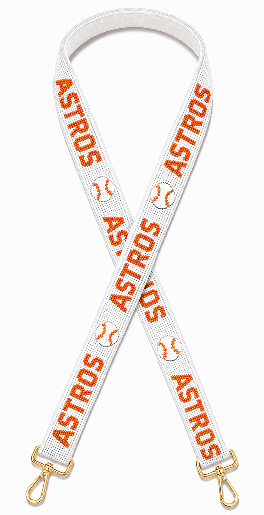 Game Day Beaded Purse Strap Baseball Fan Bag Accessory