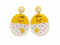 Capricious Chick Yellow Seed Bead Earrings