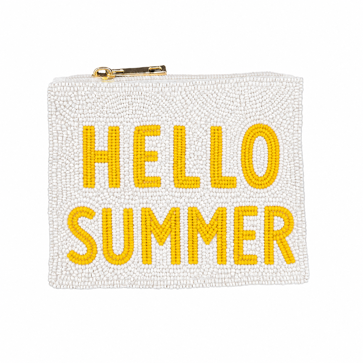 Handmade Summer Beaded Coin Purse Colorful Mini Pouch