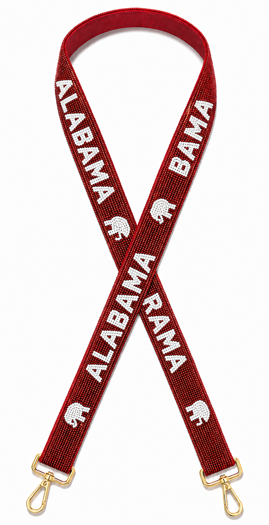 ALABAMA Gameday Beaded Strap Crimson Team Spirit