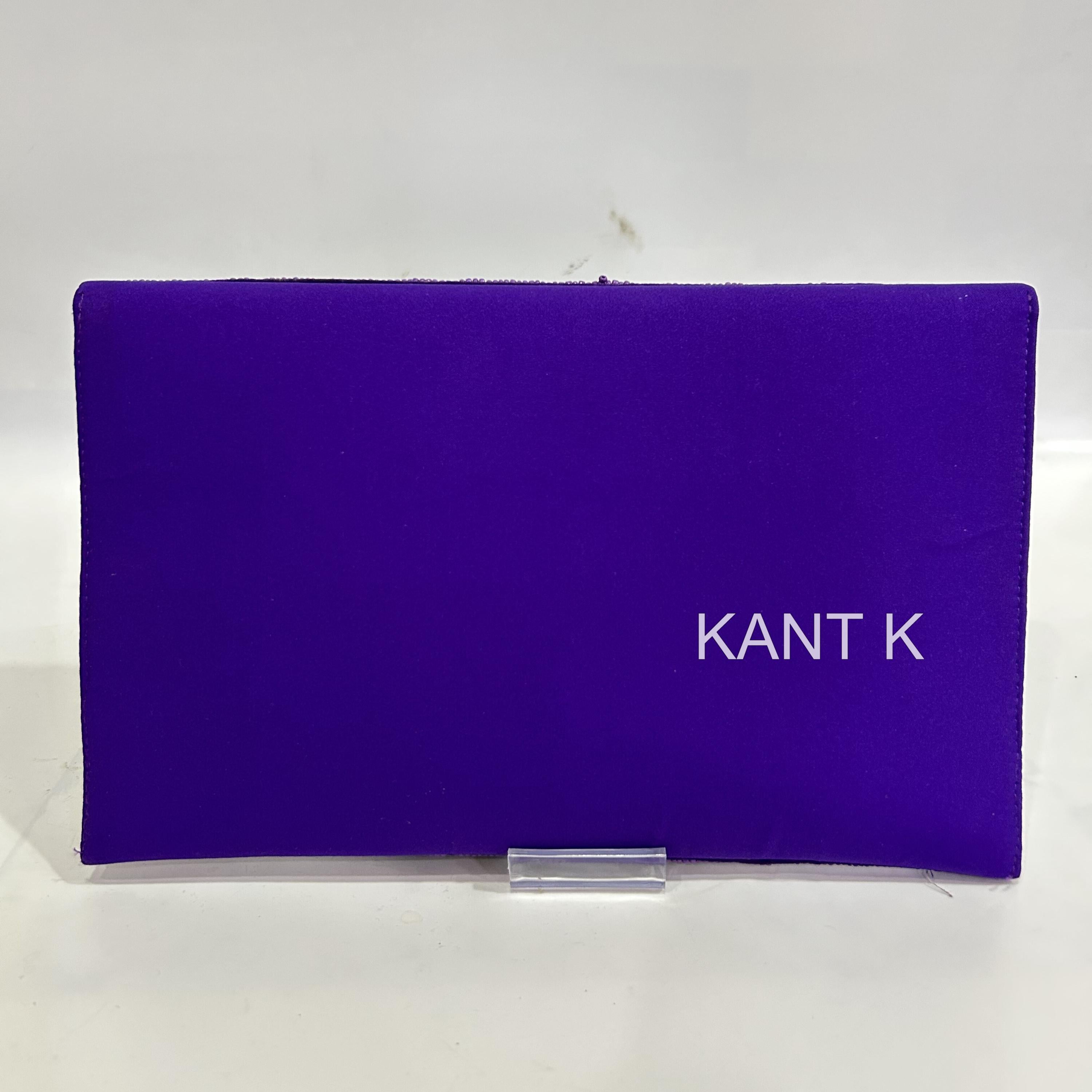 Beaded Clutch Handbag Purple, White & Black Sequin Evening Bag