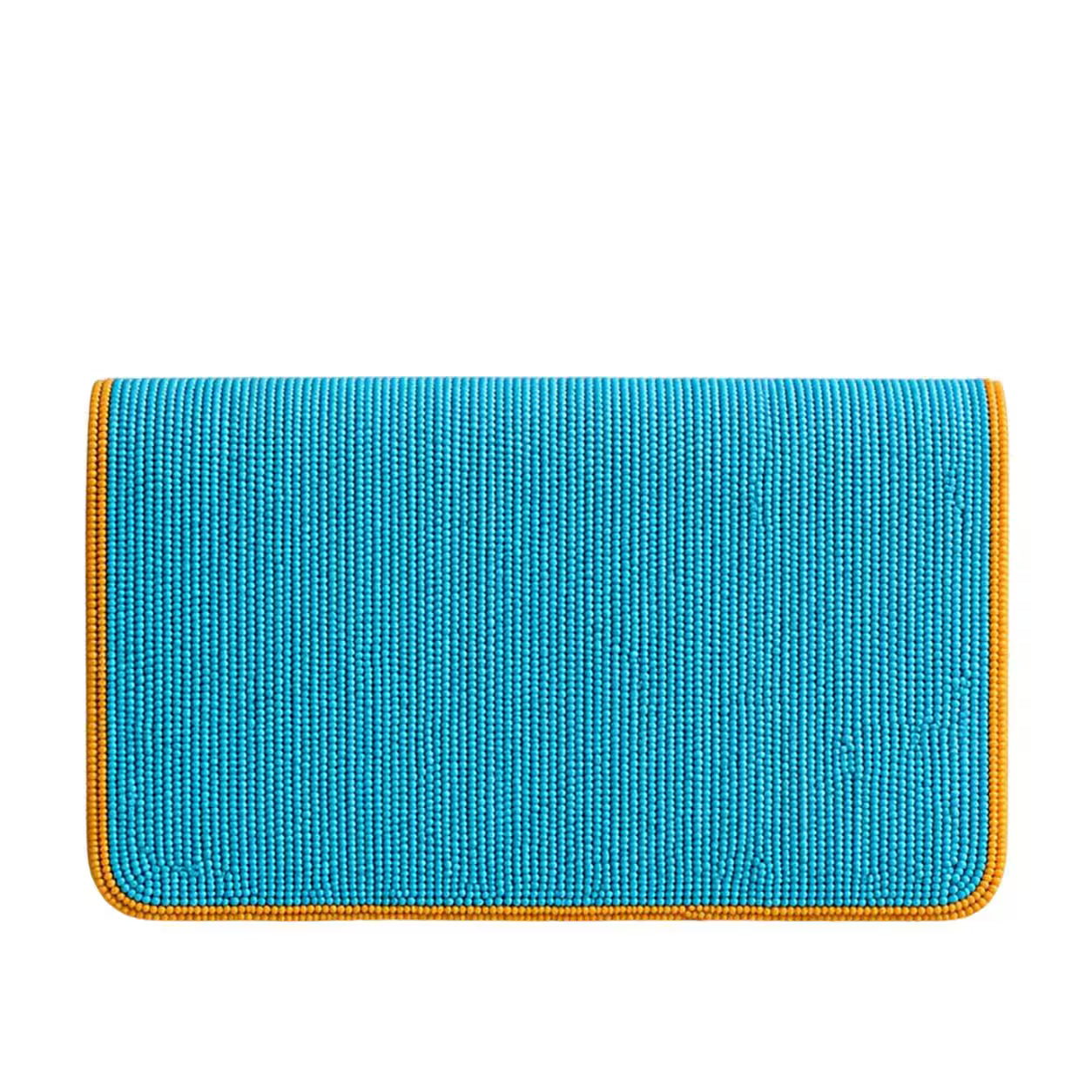 Beaded Lemon Purse Handmade Summer Clutch for Women